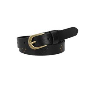 new FRYE Genuine leather beaded belt womens large